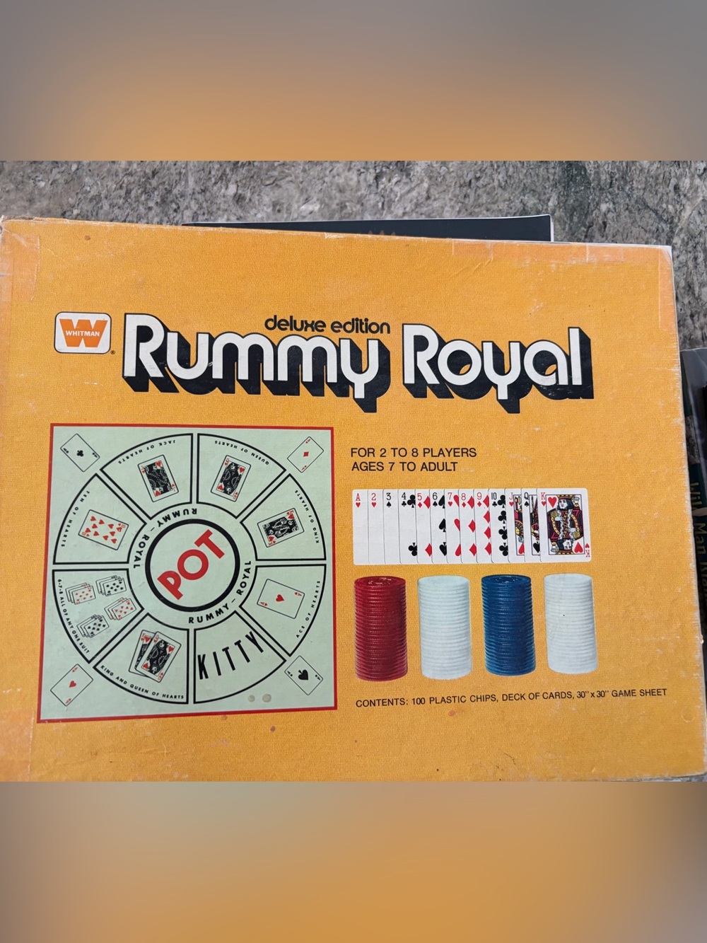 Vintage 1975 Deluxe Edition Rummy Royal by Whitman - 100% Complete